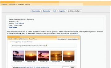 Moodle Lightbox Gallery example