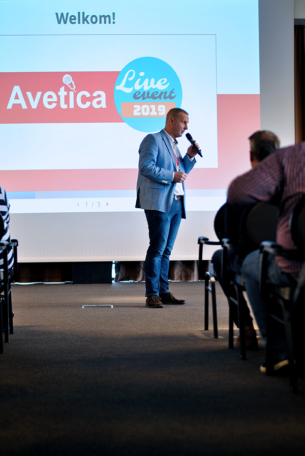 Avetica Live Event - dagopening Arnout Vree
