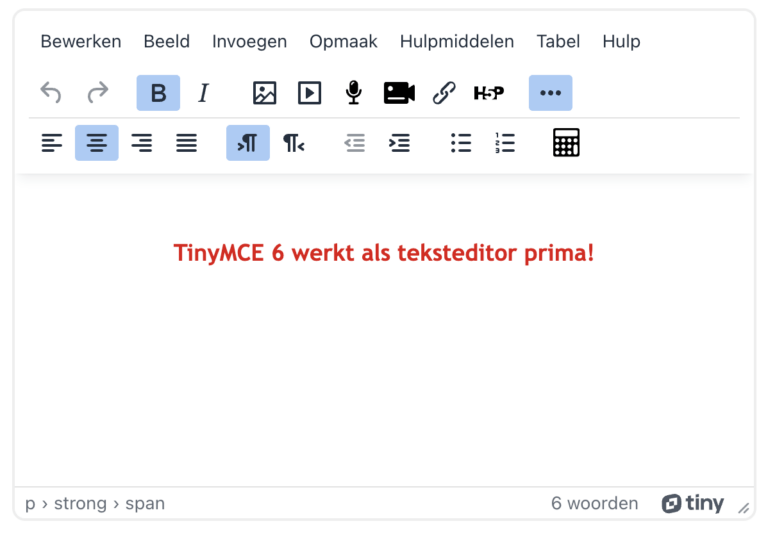 TinyMCE 6 in Moodle 4.1
