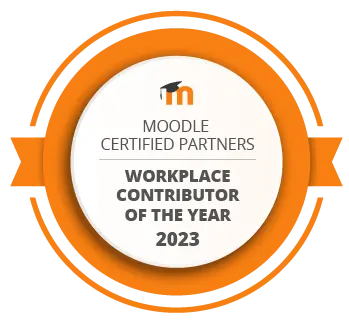 Partner Award Badges 2023 - Moodle Workplace Contributor of the Year