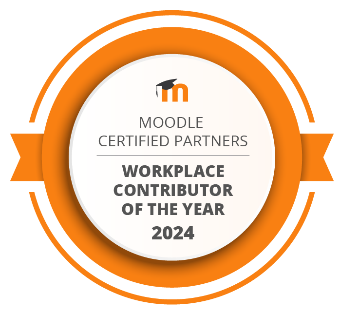 Partner Award Badges 2024 - Moodle Workplace Contributor of the Year