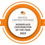 Partner Award Badges 2023 - Moodle Workplace Contributor of the Year